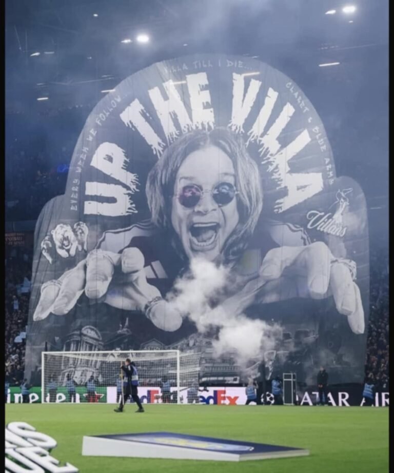 Rope Task Executes Spectacular Tifo Displays at Aston Villa, Manchester United, and Sunderland
