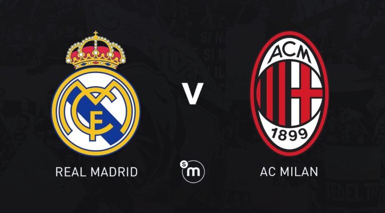 Real Madrid vs AC Milan Timeline